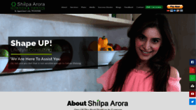 What Shilpaarorand.com website looked like in 2020 (3 years ago)