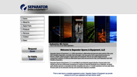 What Separatorequipment.com website looked like in 2020 (3 years ago)