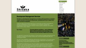 What Shisaka.co.za website looked like in 2020 (3 years ago)