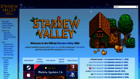 What Stardewvalleywiki.com website looked like in 2020 (3 years ago)
