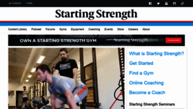 What Startingstrength.com website looked like in 2020 (3 years ago)