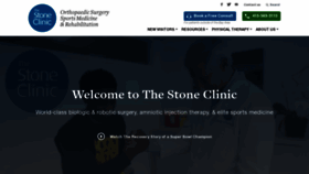 What Stoneclinic.com website looked like in 2020 (3 years ago)