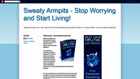 What Sweatyarmpits-cure.blogspot.com website looked like in 2020 (3 years ago)