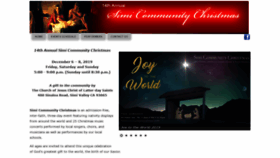 What Simicommunitychristmas.com website looked like in 2020 (3 years ago)