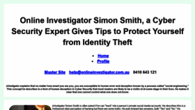 What Simonsmith.com.au website looked like in 2020 (3 years ago)