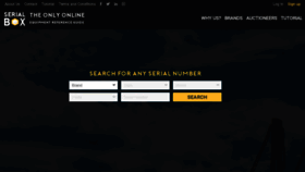 What Serialbox.me website looked like in 2020 (3 years ago)