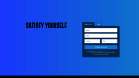 What Satisfy-yourself.com website looked like in 2020 (5 years ago)