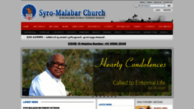 What Syromalabarchurch.in website looked like in 2020 (3 years ago)
