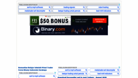 What Sekolahtrader.com website looked like in 2020 (3 years ago)