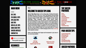 What Soccertipsking.com website looked like in 2020 (3 years ago)