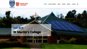 What Stmartinscollege.org website looked like in 2020 (3 years ago)