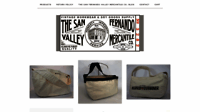 What Sfvmercantile.com website looked like in 2020 (3 years ago)