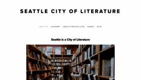 What Seattlecityoflit.org website looked like in 2020 (3 years ago)