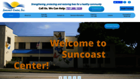 What Suncoastcenter.org website looked like in 2020 (3 years ago)
