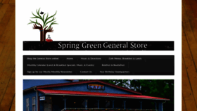 What Springgreengeneralstore.com website looked like in 2020 (3 years ago)