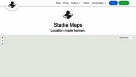 What Stadiamaps.com website looked like in 2020 (3 years ago)