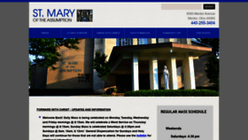 What Stmarysmentor.org website looked like in 2020 (3 years ago)