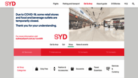 What Sydneyairportshopping.com.au website looked like in 2020 (4 years ago)