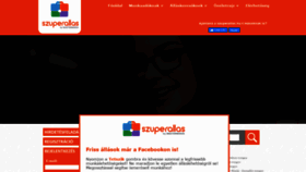 What Szuperallas.hu website looked like in 2020 (3 years ago)