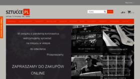 What Sztucce.pl website looked like in 2020 (3 years ago)