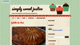 What Simplysweetjustice.com website looked like in 2020 (3 years ago)