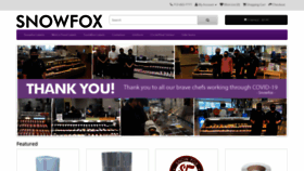 What Snowfoxchef.com website looked like in 2020 (3 years ago)