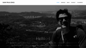 What Samipaju.com website looked like in 2020 (3 years ago)
