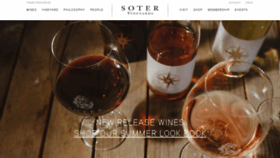 What Sotervineyards.com website looked like in 2020 (3 years ago)
