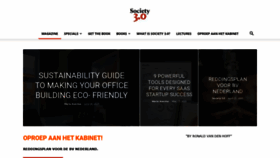What Society30.com website looked like in 2020 (3 years ago)