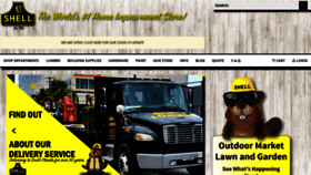 What Shelllumber.com website looked like in 2020 (3 years ago)