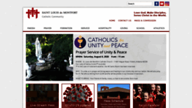 What Sldmcatholicschool.org website looked like in 2020 (3 years ago)
