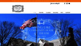 What Springlaketheatre.com website looked like in 2020 (3 years ago)