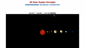 What Solarsystem.appzend.net website looked like in 2020 (3 years ago)