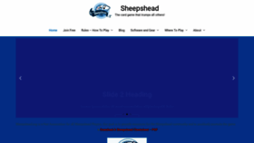 What Sheepshead.org website looked like in 2020 (3 years ago)