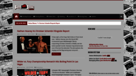 What Saddoboxing.com website looked like in 2020 (3 years ago)