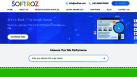 What Softroz.com website looked like in 2020 (3 years ago)