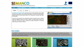 What Semanco-project.eu website looked like in 2020 (3 years ago)