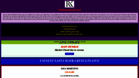 What Sattamatkark.net website looked like in 2020 (3 years ago)