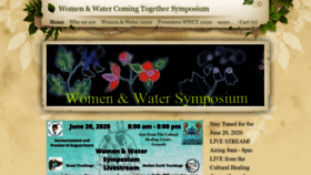What Spiritofthewater.org website looked like in 2020 (3 years ago)