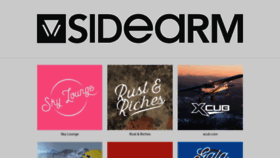 What Sidearmdesign.com website looked like in 2020 (3 years ago)