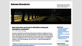 What Selenianboondocks.com website looked like in 2020 (3 years ago)
