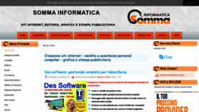 What Sommainformatica.it website looked like in 2020 (3 years ago)