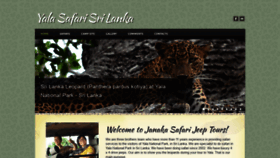 What Srilankayalasafaris.com website looked like in 2020 (3 years ago)