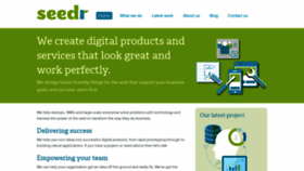 What Seedr.co.uk website looked like in 2020 (3 years ago)