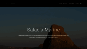 What Salacia-marine.co.uk website looked like in 2020 (3 years ago)