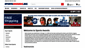 What Sportsawardsonline.com website looked like in 2020 (3 years ago)