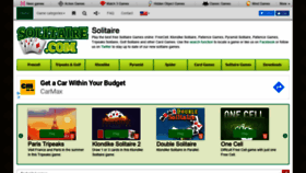 What Solitaire.com website looked like in 2020 (3 years ago)