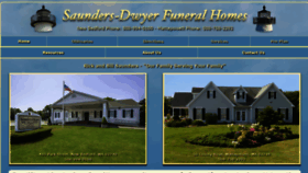 What Saundersdwyer.com website looked like in 2020 (3 years ago)