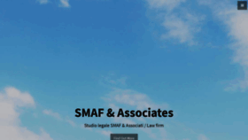 What Smaf-legal.com website looked like in 2020 (3 years ago)