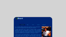 What Snert.com website looked like in 2020 (3 years ago)